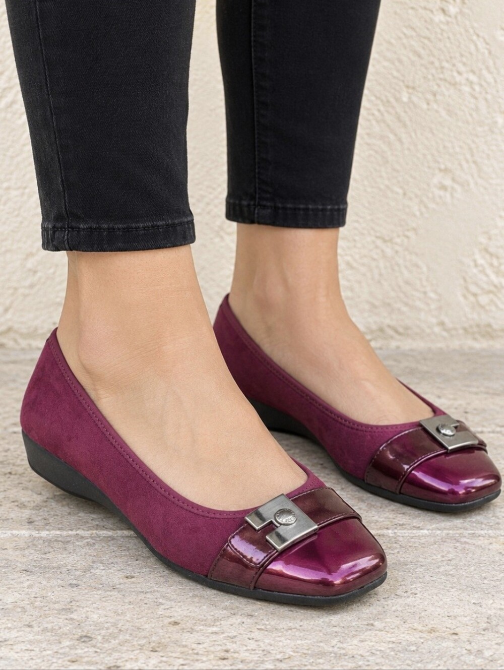 Anne Klein Sport NEW Ursala2 Y2K Preppy Feminine Comfort Ballet Flats 7.5M